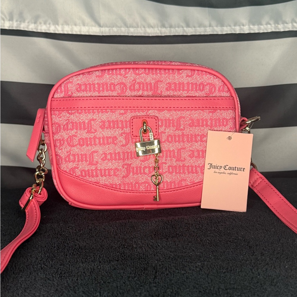 Juicy Couture Vibrant Pink Crossbody Bag